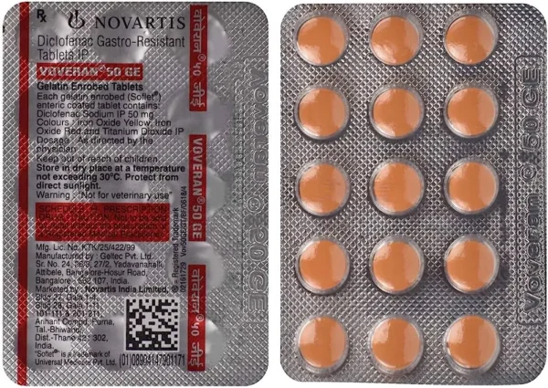 Voveran SR 50mg Tablet